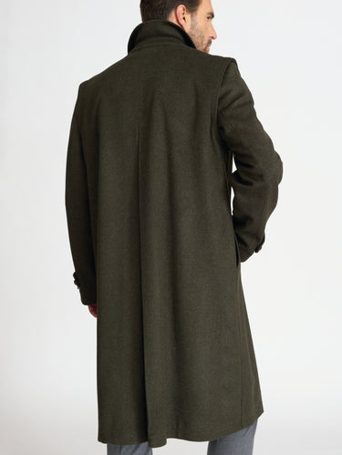 Olive Green Solstein Loden Coat