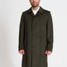 STEINBOCK-Cappotto in Loden Solstein Verde Oliva-TRYME Shop