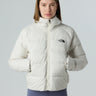 THE NORTH FACE-Giacca in Piumino con Cappuccio Hyalite Bianco-TRYME Shop