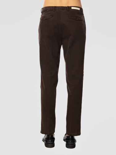 Pantaloni Easy Fit con Pences Testa Moro