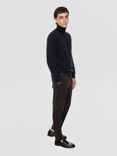 Pantaloni Easy Fit con Pences Testa Moro