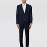 LATORRE-Abito in Fresco Lana Merinos Blu-TRYME Shop