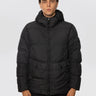 STONE ISLAND-Piumino con Cappuccio in Reps di Nylon Nero-TRYME Shop