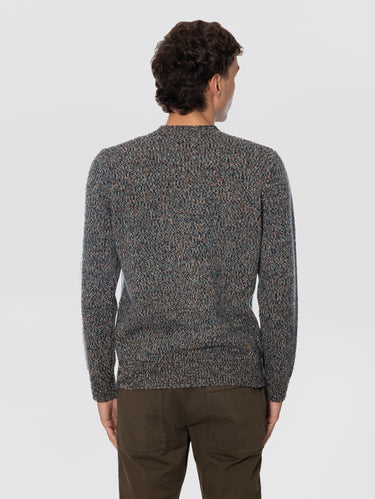 Pull mélangé en laine Forêt