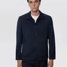 BARENA VENEZIA-Overshirt Visal in Fresco Lana Blu-TRYME Shop
