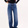 ICON DENIM-Jeans Vita Alta Elasticizzato Joia Blu-TRYME Shop