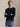 RALPH LAUREN-Maglia a Trecce in Misto Cashmere Navy-TRYME Shop