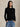 Maglia a Trecce in Misto Cashmere Nero
