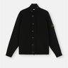STONE ISLAND-Maglione in Lana Rsata con Bottoni e Zip Nero-TRYME Shop