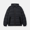 STONE ISLAND-Piumino con Cappuccio in Nylon Stretch Nero-TRYME Shop