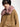 Bomber in Maglia Bouclè con Pelliccia Removibile Cammello