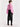 Camicia con Fiocco e mManiche a Sbuffo Rosa