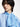Camicia con Fiocco e Maniche a Sbuffo Blu