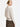 Maglione Misto Cashmere con Colletto e Perline Bianco