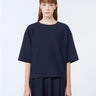 MAX MARA MM-Blusa in Jersey Gessato Blu Notte-TRYME Shop