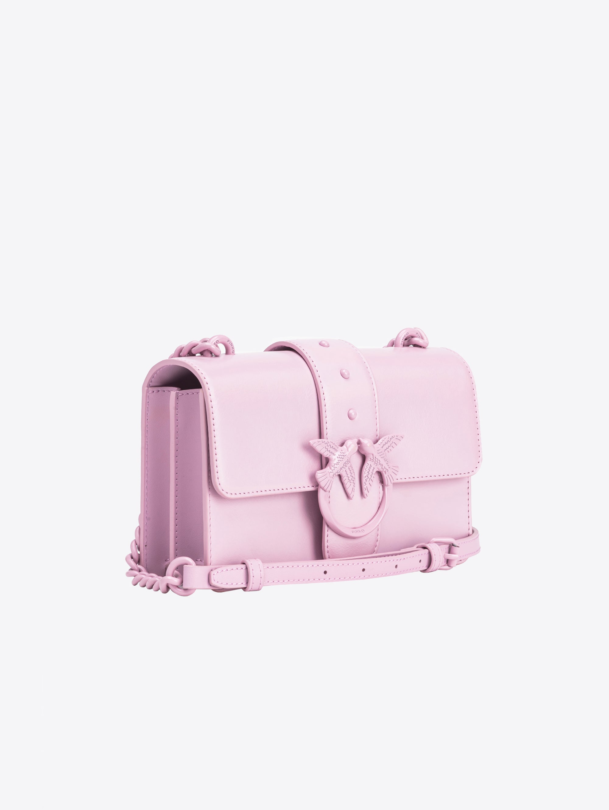 Lilac Color Block Iridescent Nappa Bag