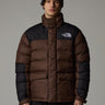 THE NORTH FACE-Giaccone Color Block Imbottito Limbara Marrone-TRYME Shop