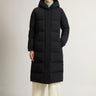 WOOLRICH-Piumino Lungo con Finitura Opaca Cloud Madison Nero-TRYME Shop