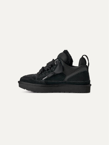 Lowmel-Sneaker aus schwarzem Wildleder