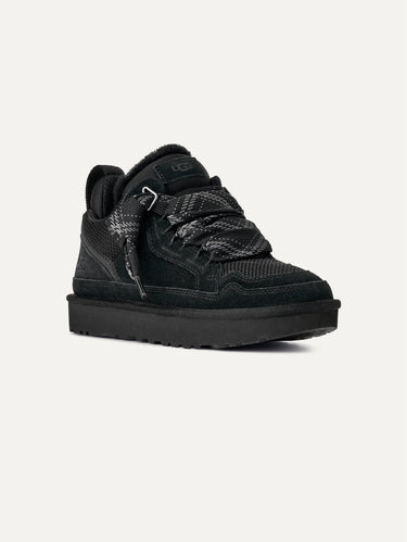 Lowmel-Sneaker aus schwarzem Wildleder
