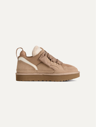 Sneaker aus Veloursleder Lo Lowmel Sandbeige