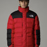 THE NORTH FACE-Giaccone Color Block Imbottito Limbara Rosso-TRYME Shop
