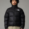 THE NORTH FACE-Giacca Retro Nuptse in Tessuto Ripstop Lucido Nero-TRYME Shop