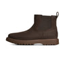 UGG-Stivaletti Chelsea in Pelle e Camoscio Impermeabili Marrone-TRYME Shop