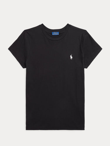 T-shirt Girocollo in Cotone Nero