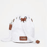 MAX MARA MM-Borsa a Secchiello in Macramè Bianco-TRYME Shop