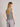 Gilet in Maglia con Bottoni Grigio Melange