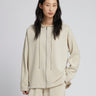 MAX MARA MM-Felpa Oversize con Stampa Avorio-TRYME Shop