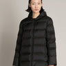 MAX MARA MM-Piumino Midi Imbottito in Luxepad Ultra Fine Nero-TRYME Shop