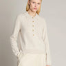 MAX MARA MM-Polo in Maglia Spazzolata Sabbia-TRYME Shop