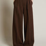 MAX MARA MM-Pantaloni Ampi con Doppia Pinces Testa Moro-TRYME Shop