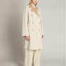 MAX MARA MM-Cappotto in Lana Doppiopetto e Maxi Martingala Beige-TRYME Shop