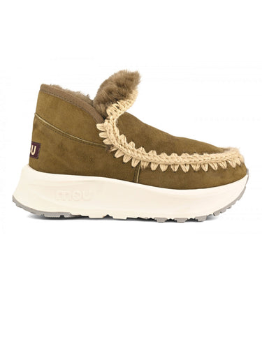 Stivaletto in Montone Speed Eskimo Sneakers Verde