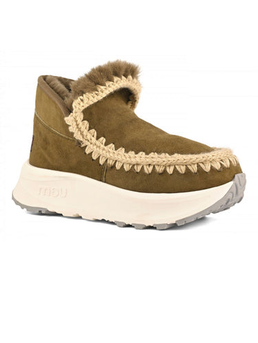 Stivaletto in Montone Speed Eskimo Sneakers Verde