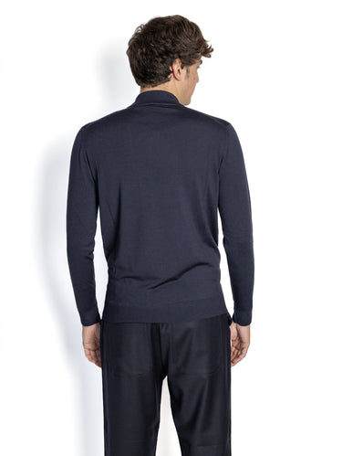 Blue Polo Knit