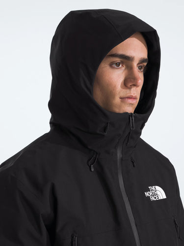 Steppjacke mit Kapuze Mountain Range Schwarz