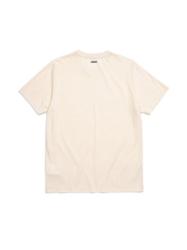 T-Shirt aus Baumwoll-Crêpe Ecru