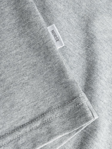 T-Shirt aus Bio-Baumwolle Grau Mélange