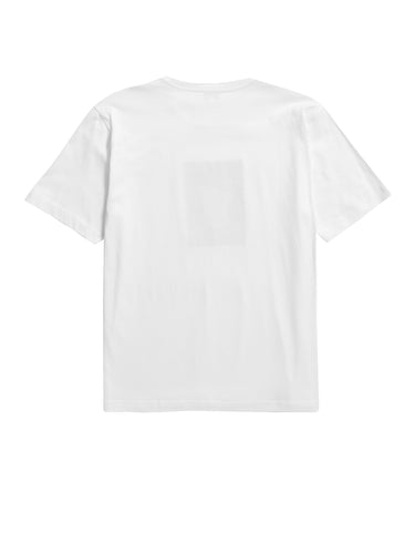 T-Shirt mit Siebdruck Weiß