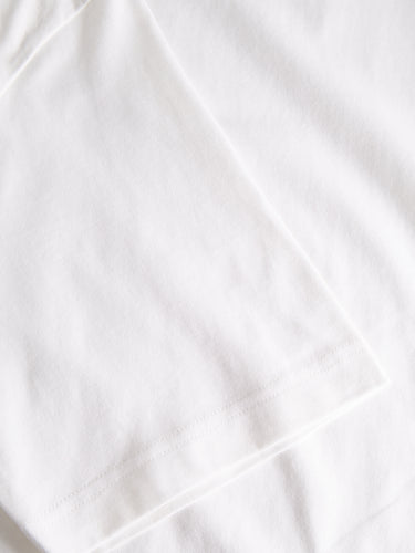 T-Shirt mit Logo aus Bio-Baumwolle Weiß