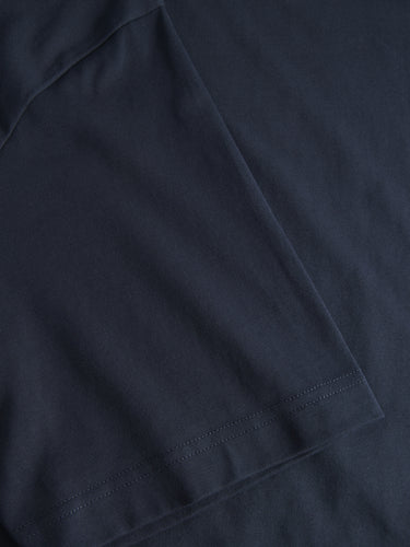 T-Shirt mit Logo aus Bio-Baumwolle Blau