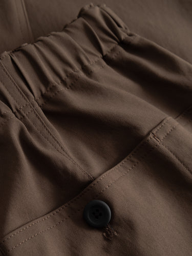Pantalon coupe régulière en Solotex marron