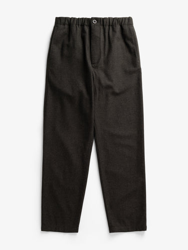 Trysil Wool Wide-Leg Trousers Pine