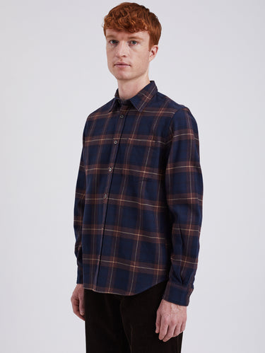 Flanellhemd kariert Check Osvald Weinrot