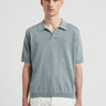 NORSE PROJECTS-Polo in Lino e Cotone Blu-TRYME Shop