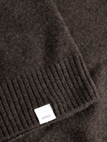 Polo in Merino Wool Knit Brown